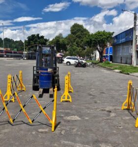 Operario en montacargas, practico, montacargas, curso de montacargas montacargas toyota